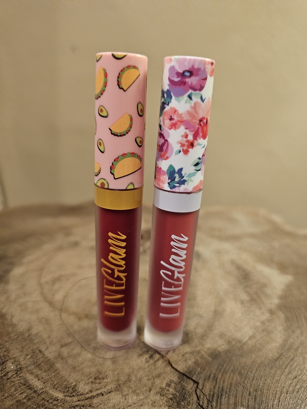 LiveGlam Liquid Lipstick Duo - Bloom & Spicy-Red